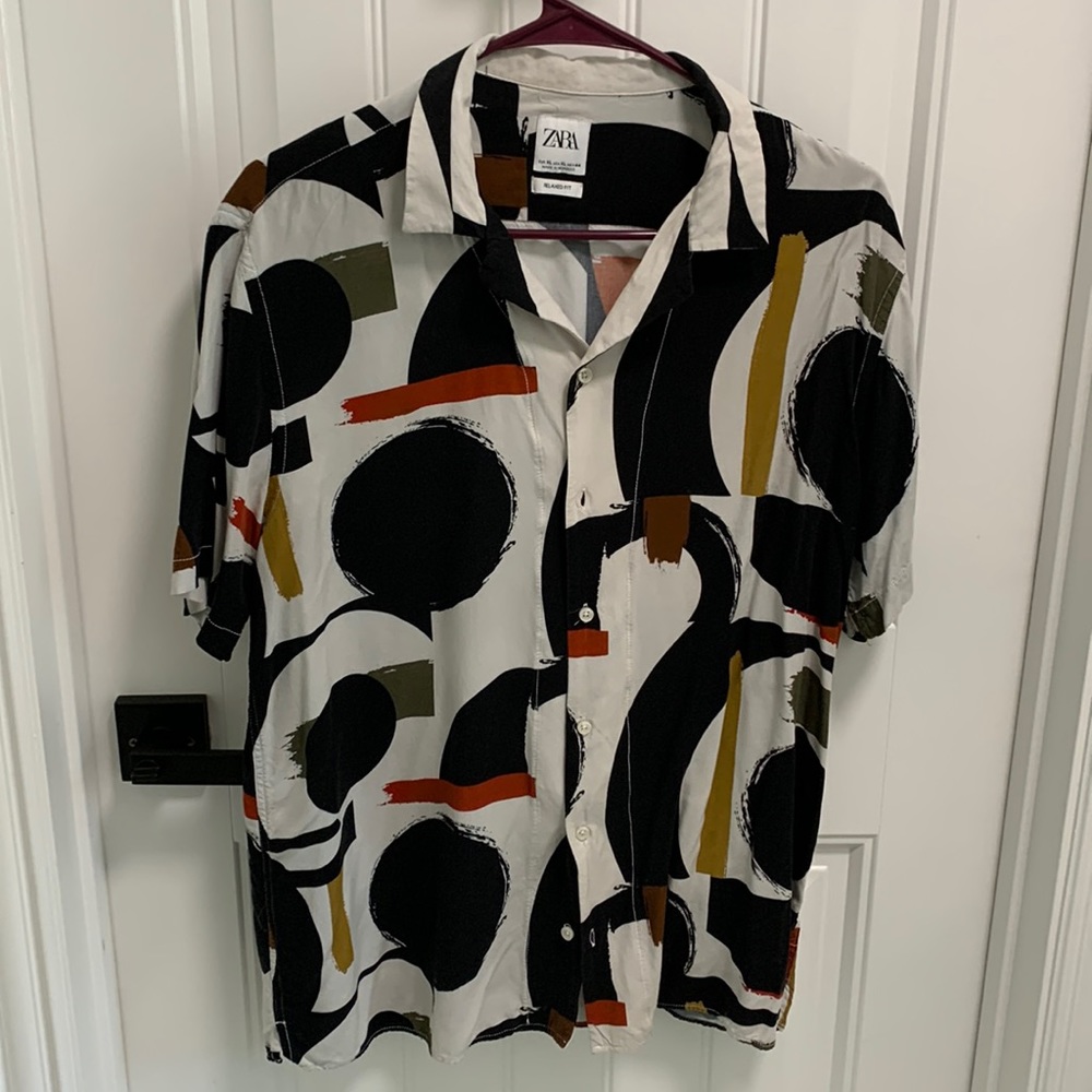 Mens Zara resort shirt